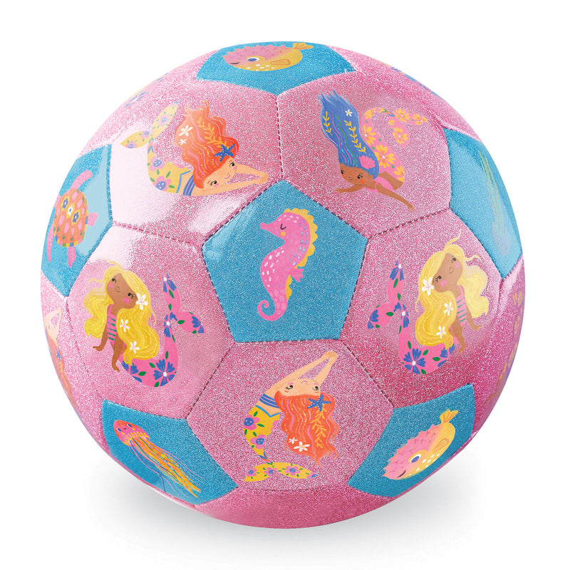 Crocodile Creek Glitter Soccer Ball - Mermaid Friends (Size 3)