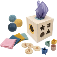 Living Textiles 4-in-1 Sensory Learning Cube