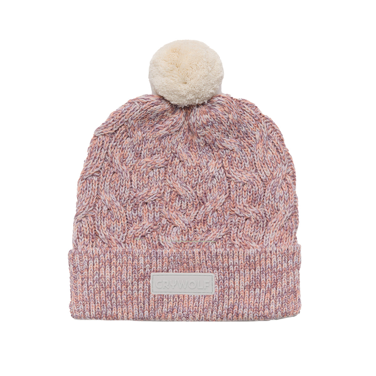 Cry Wolf POM POM BEANIE Heather Speckle