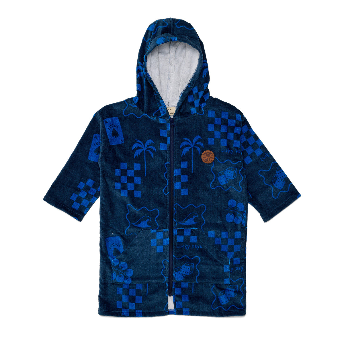 Cry Wolf EVERYWHERE ZIP-UP TOWEL Navy