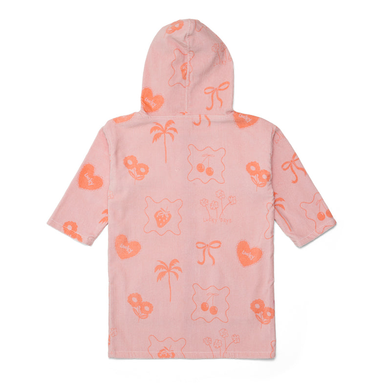 Cry Wolf EVERYWHERE ZIP-UP TOWEL Pink