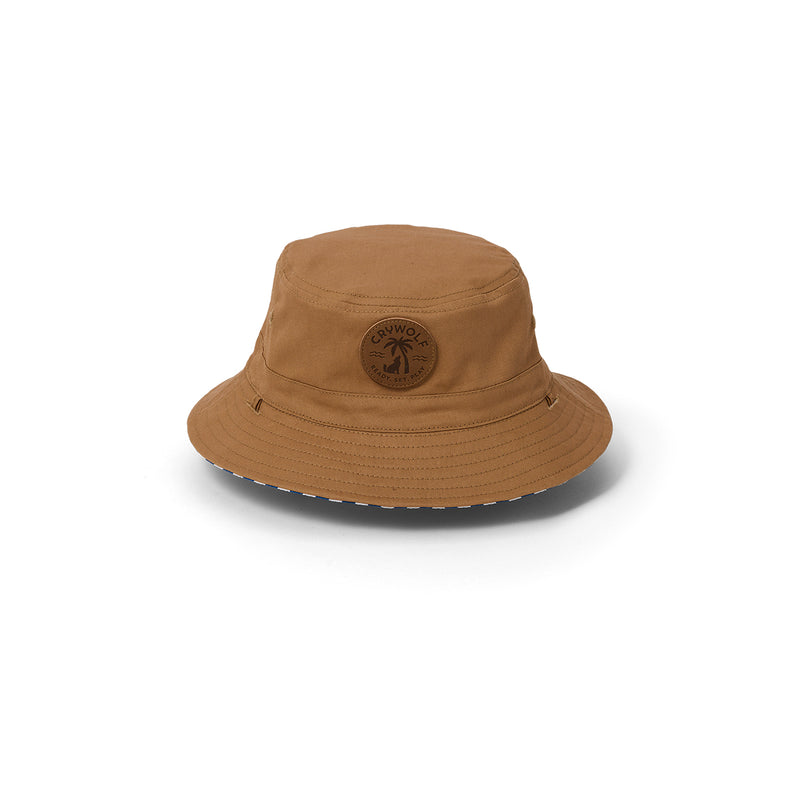 Cry Wolf REVERSIBLE BUCKET HAT Deep Sea Stripe