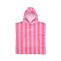 Cry Wolf Hooded Towel Flamingo Stripe