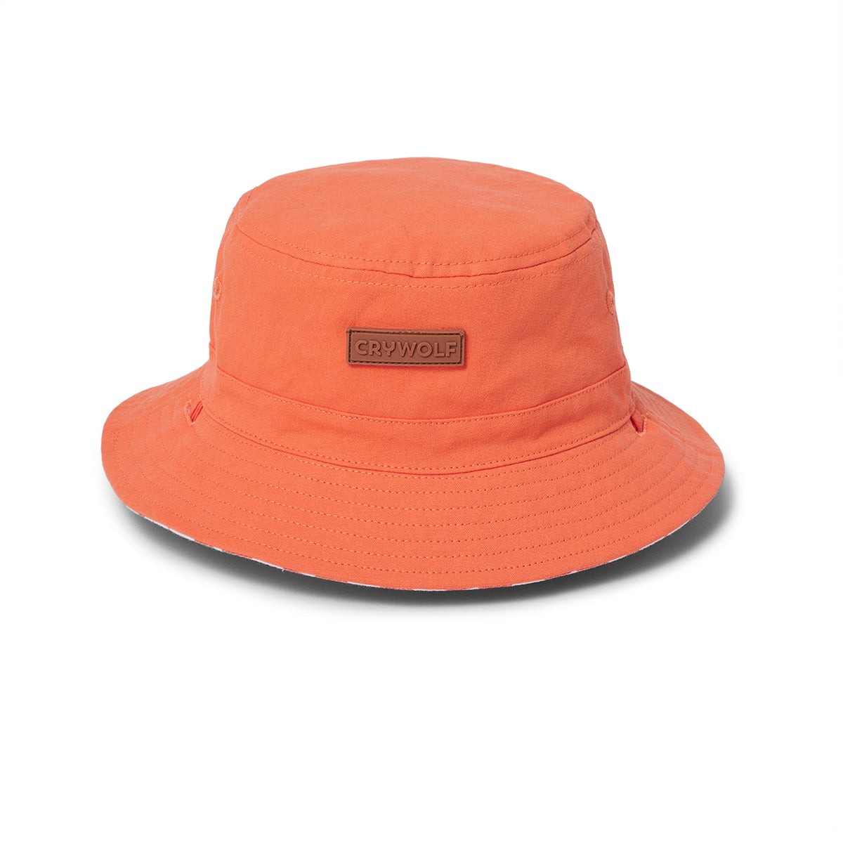 Cry Wolf Reversible Bucket Hat Sunset Check