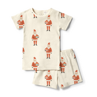 Wilson and Frenchy HoHoHo Organic Short Sleeved Pyjamas