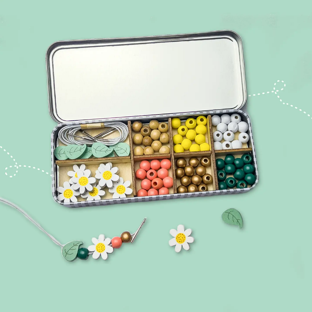 Cotton Twist Daisy Bracelet Bead Kit