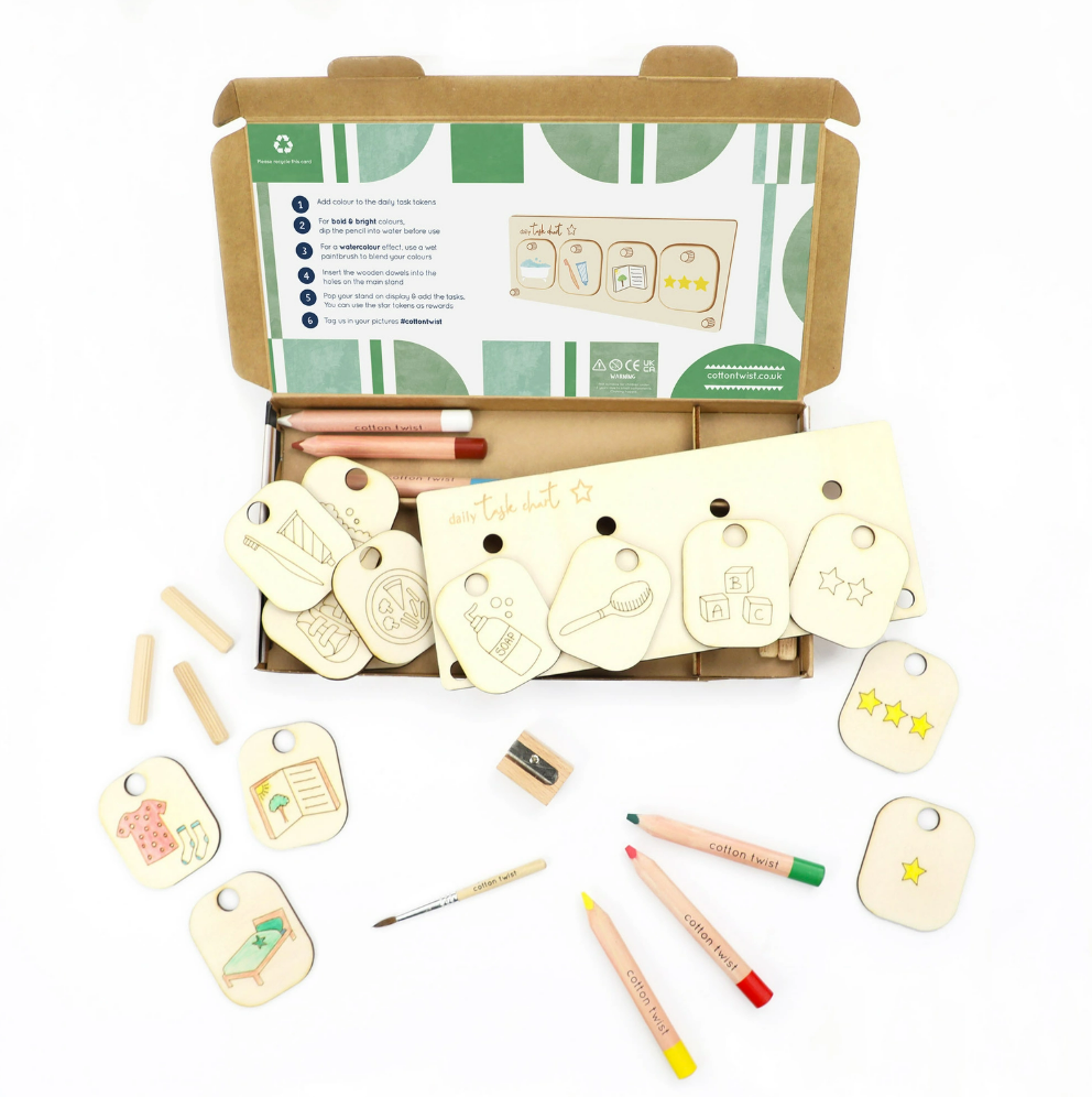 Cotton Twist Make Your Own Daily Task Chart