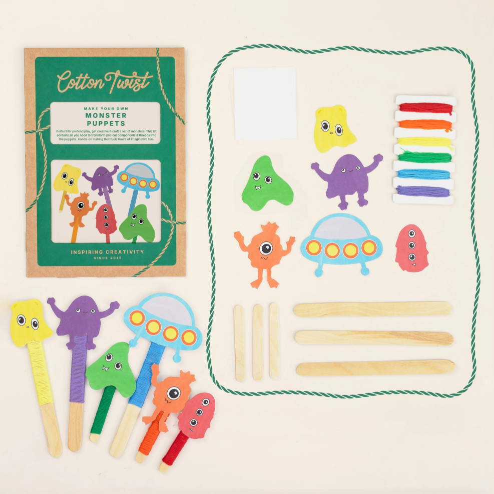 Cotton Twist Make Your Own Monster Puppets