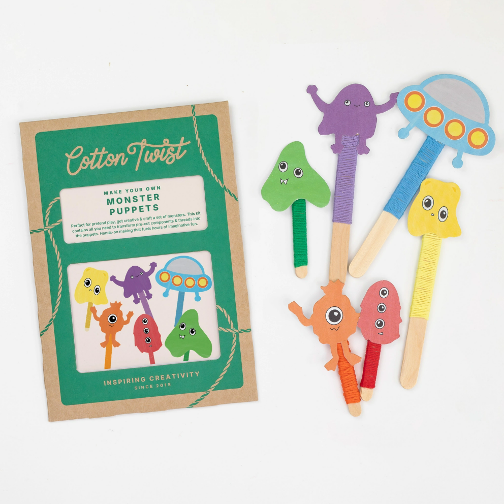 Cotton Twist Make Your Own Monster Puppets