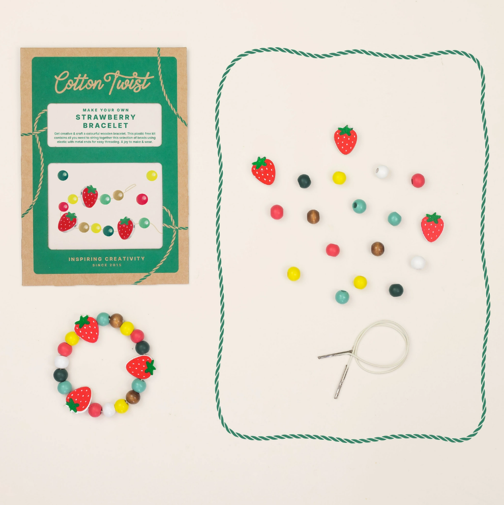 Cotton Twist Make Your Own Strawberry Bracelet