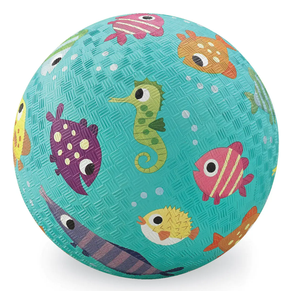 Crocodile Creek 7 Inch Playground Ball - Fish