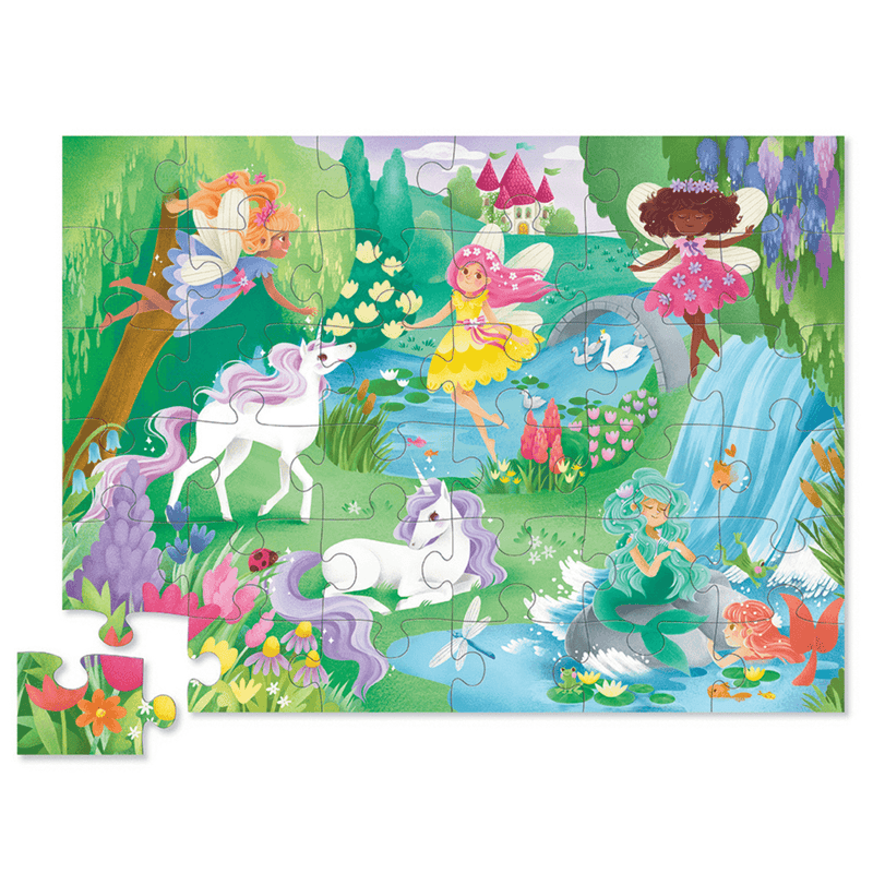 Crocodile Creek Classic Floor Puzzle 36 pc - Magical Friends