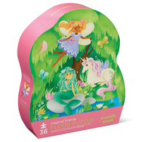 Crocodile Creek Classic Floor Puzzle 36 pc - Magical Friends