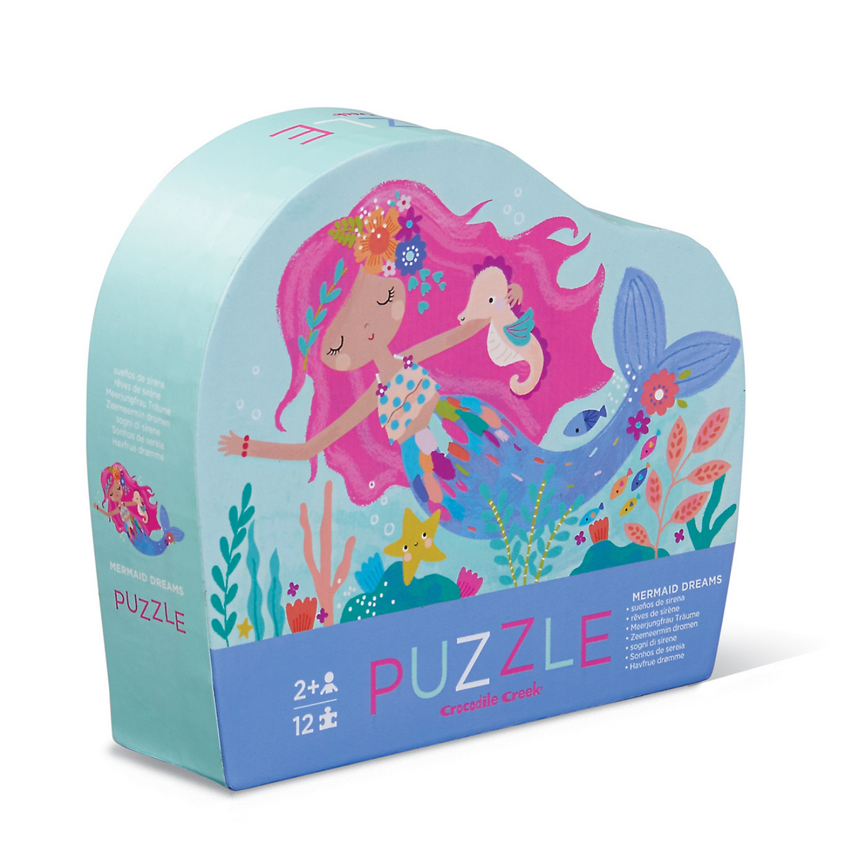 Crocodile Creek Mini Puzzle 12 pc - Mermaid Dreams