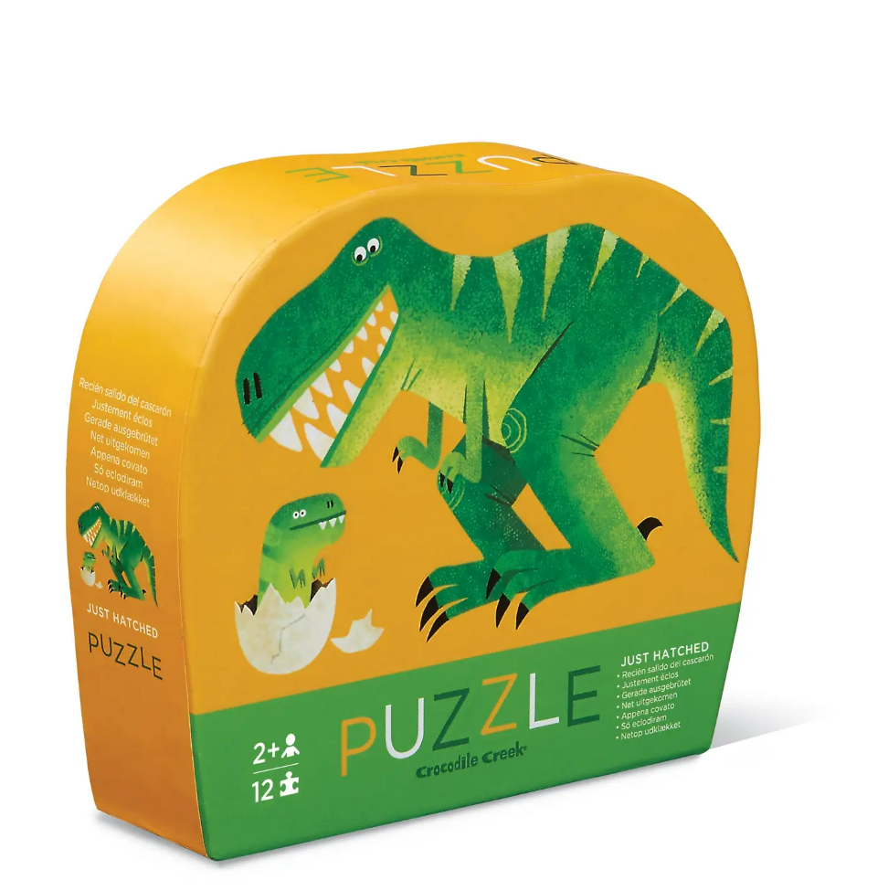 Crocodile Creek Mini Puzzle 12 Pc - Just Hatched