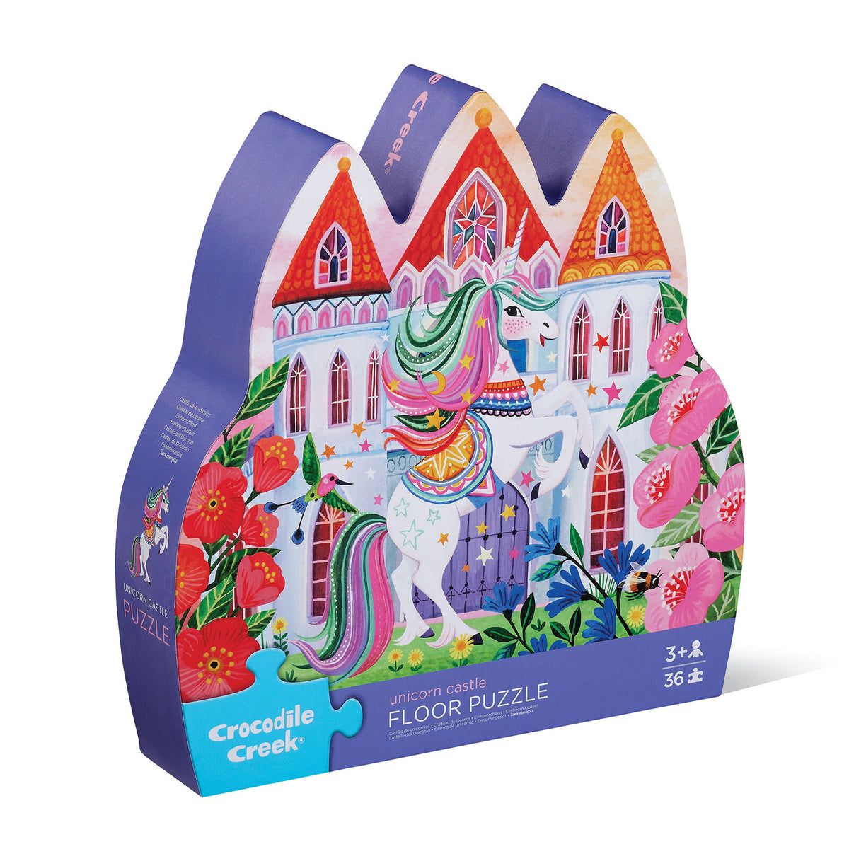 Crocodile Creek Classic Floor Puzzle 36 pc - Unicorn Castle