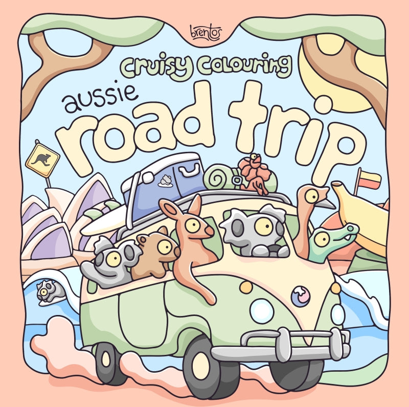 Cruisy Colouring: Aussie Road Trip