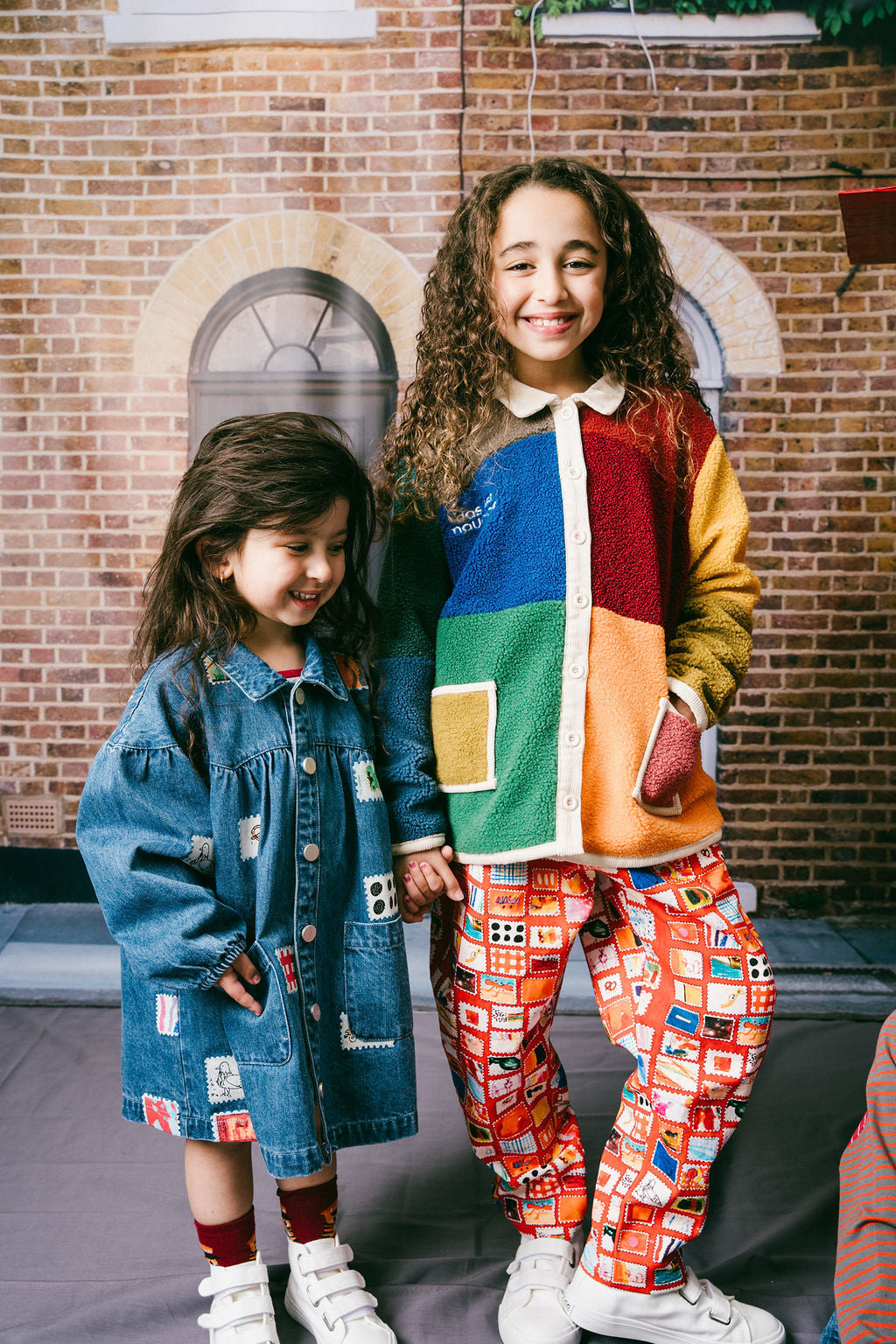 Das Ist Maurice Boucle Coat - Colour Block