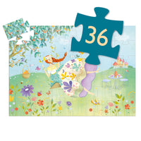 Djeco The Princess Of Spring 36 piece Silhouette Puzzle