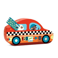 Djeco The Racing Car 16 piece Silhouette Puzzle