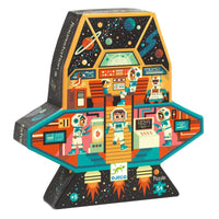 Djeco Space Station 54 piece Silhouette Puzzle