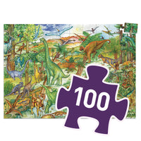 Djeco Dinosaurs 100 piece Observation Puzzle & Booklet