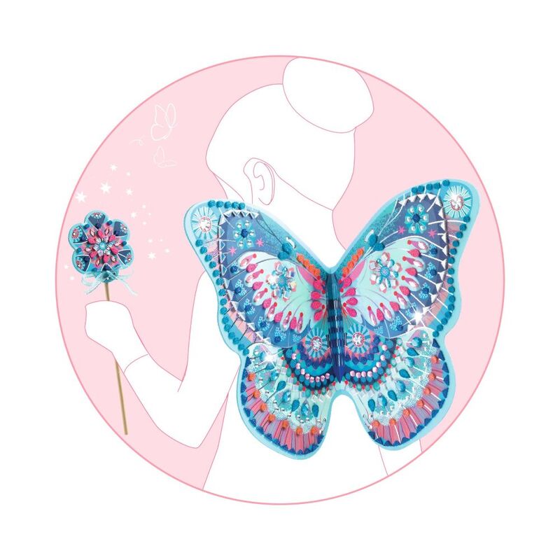 Djeco Do It Yourself Like a Fairy Wings & Wand Set
