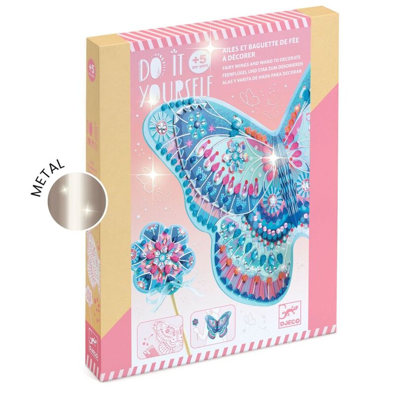 Djeco Do It Yourself Like a Fairy Wings & Wand Set