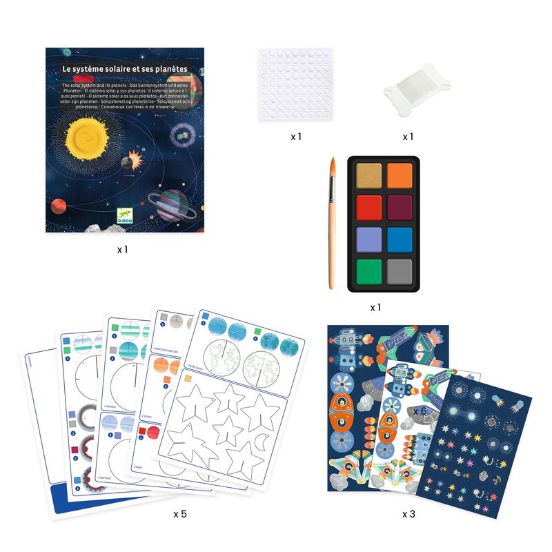 Djeco Do It Yourself Solar System Mobile (Paint & Assemble)