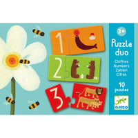 Djeco Duo Numbers 20pc Puzzle