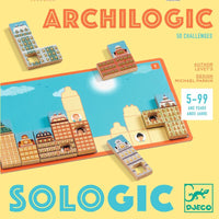 Djeco Archilogic Sologic Game with 60 challenges