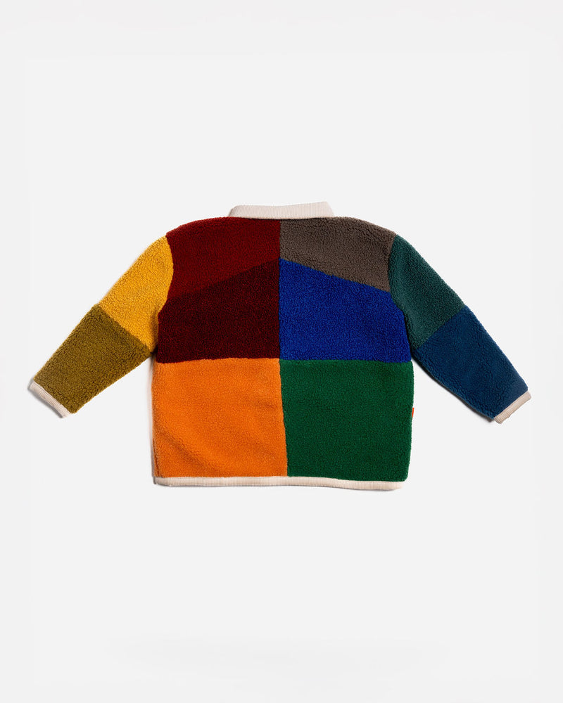 Das Ist Maurice Boucle Coat - Colour Block