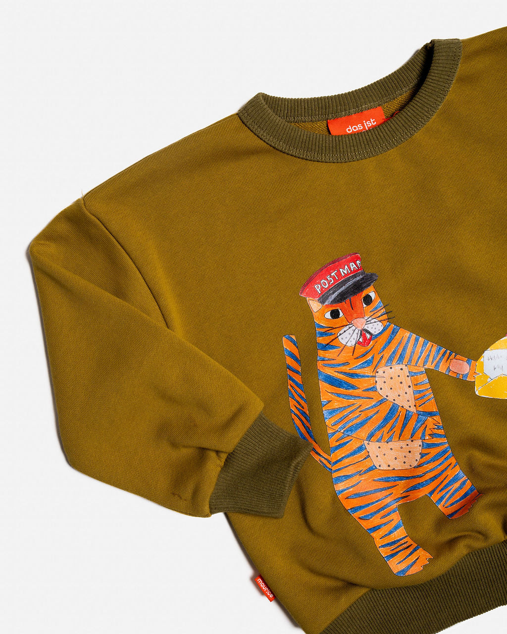 Das Ist Maurice French Terry Pullover - Tiger the Postie