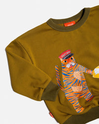 Das Ist Maurice French Terry Pullover - Tiger the Postie