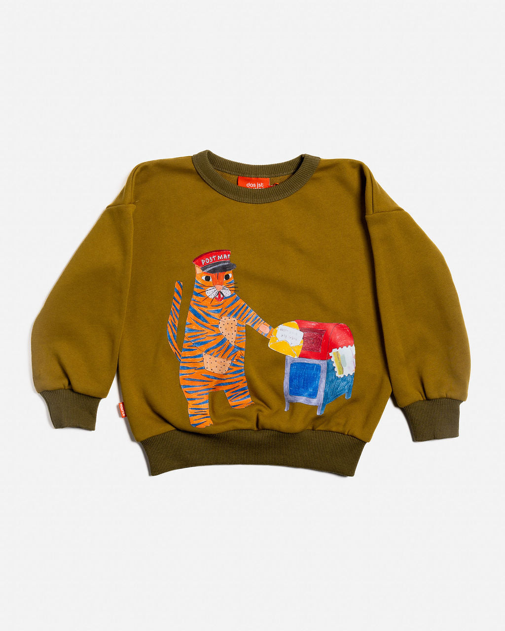 Das Ist Maurice French Terry Pullover - Tiger the Postie