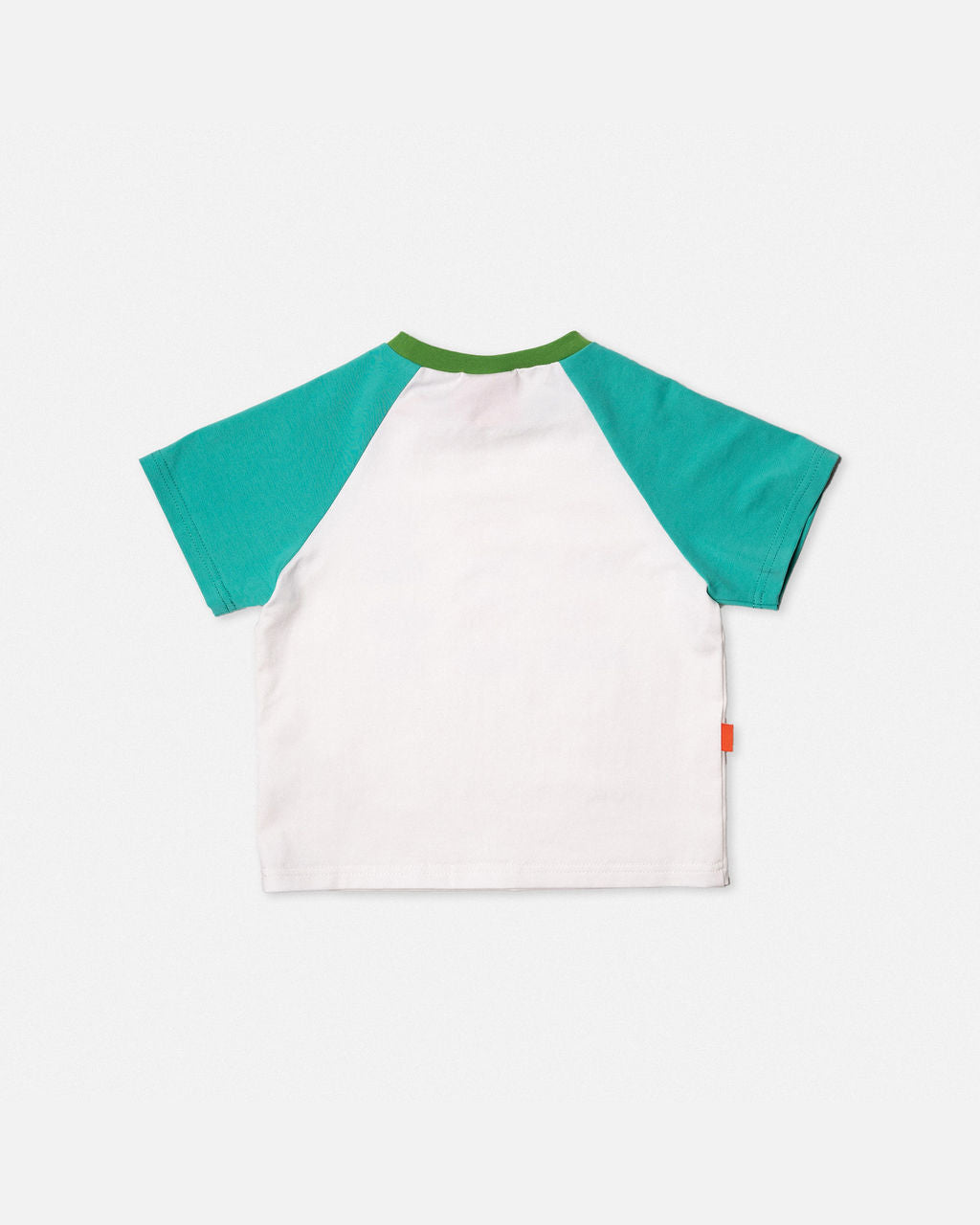 Das Ist Maurice Raglan T-Shirt Aqua & White