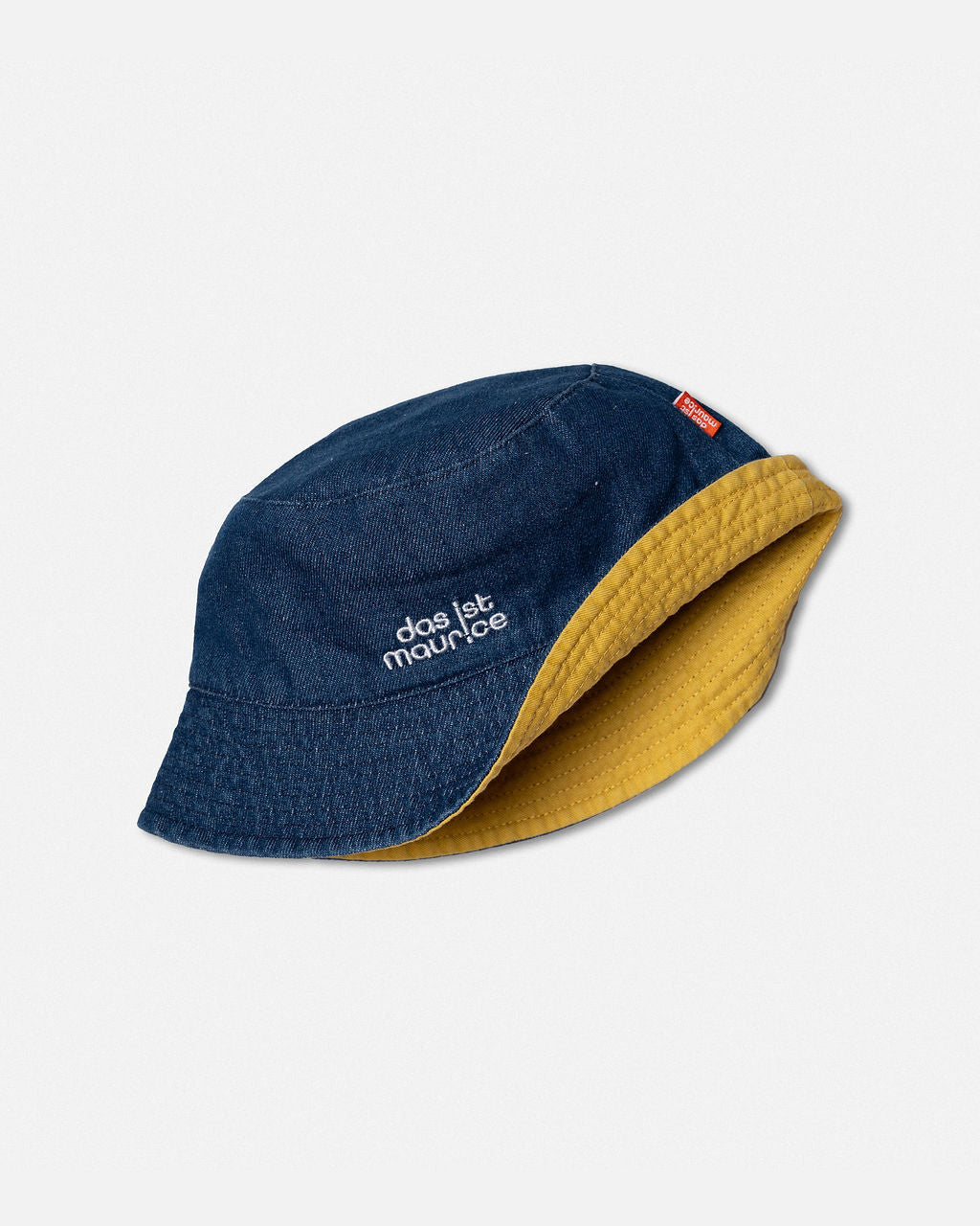 Das Ist Maurice Reversible Bucket Hat Denim