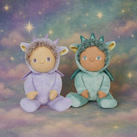 Dinky Dinkum Doll -  Duffy Dragon - Lavender