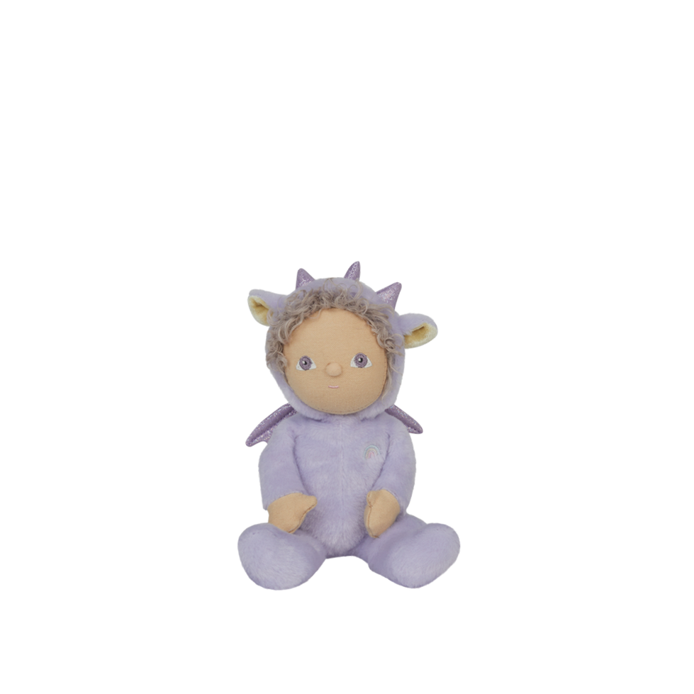 Dinky Dinkum Doll -  Duffy Dragon - Lavender