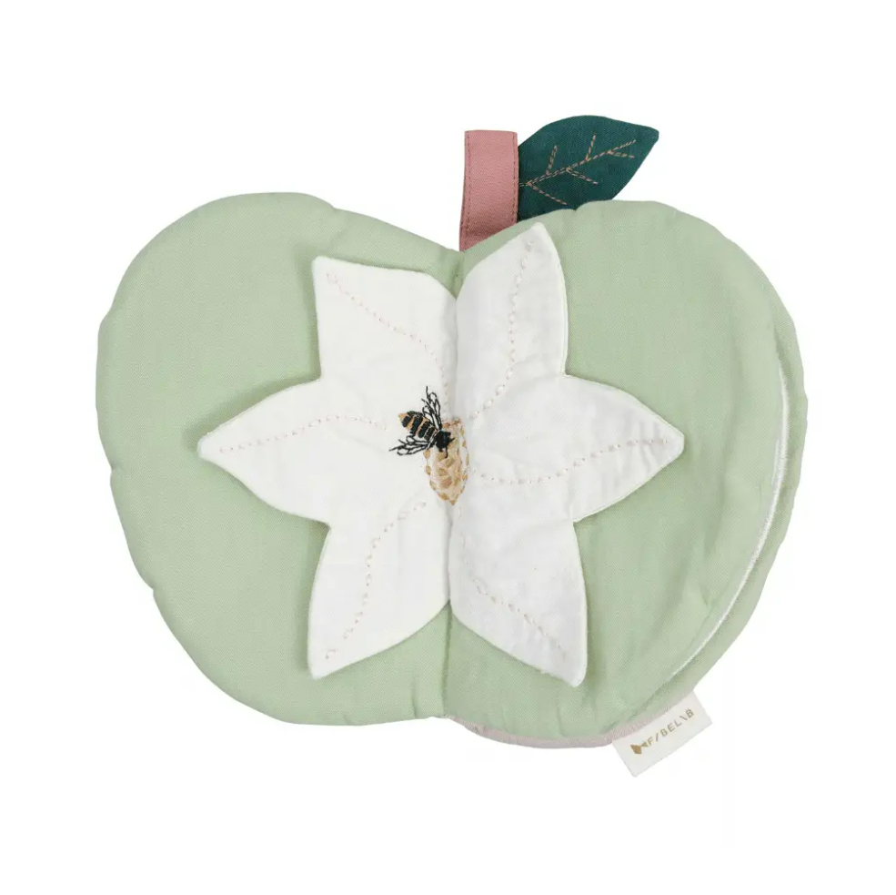 Fabelab - Fabric Book - Green Apple, 22 cm