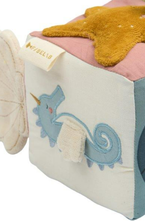 Fabelab Fabric Cube - A Day Under the Sea, 12 cm