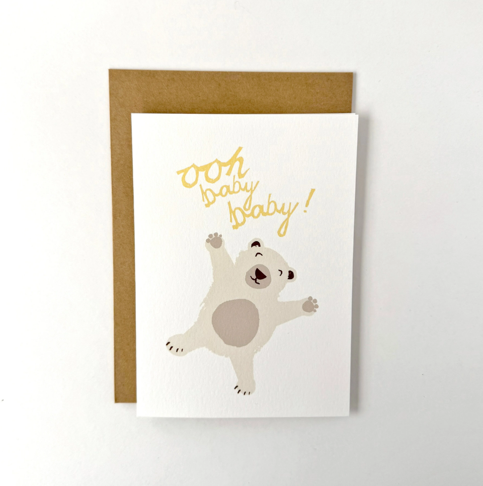 Florence Fry Ooh Baby Greeting Card