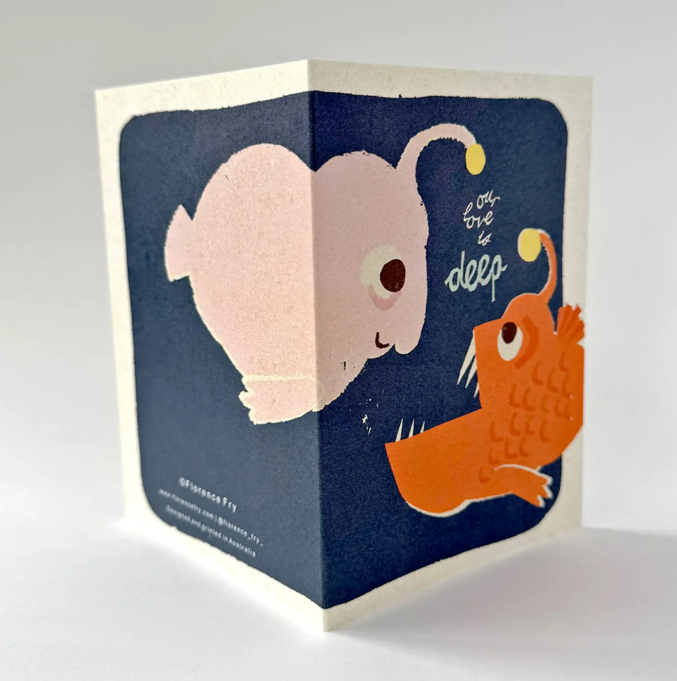 Florence Fry Our Love Is Deep Greeting Card