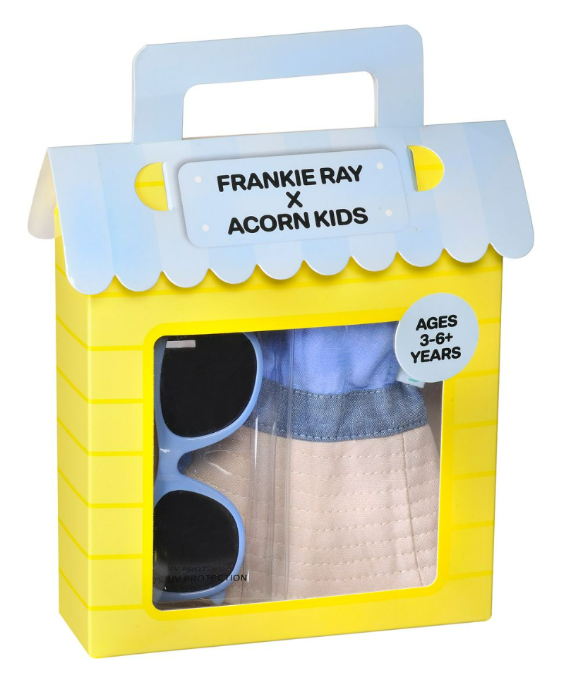 Frankie Ray x Acorn Sunnies & Hat Box Combo BLUE
