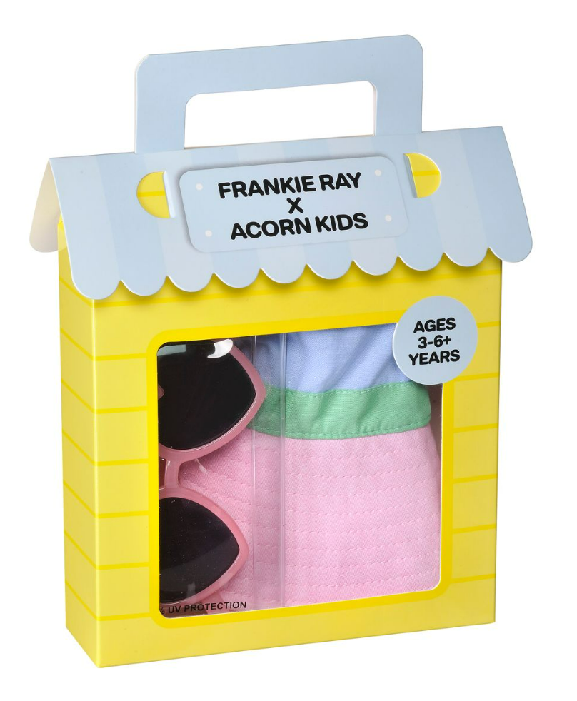 Frankie Ray x Acorn Sunnies & Hat Box Combo PINK