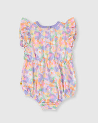 Goldie and Ace Pastel Bouquet Bubble Frill Romper