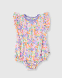 Goldie and Ace Pastel Bouquet Bubble Frill Romper