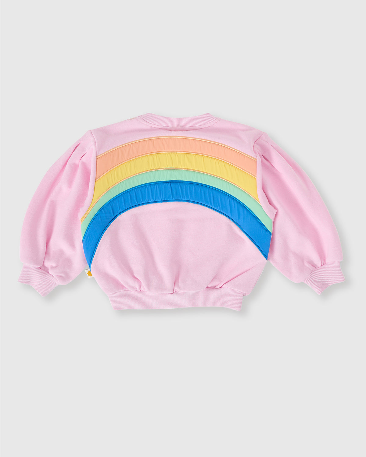 Goldie and Ace Over The Rainbow Puff Sleeve Sweater