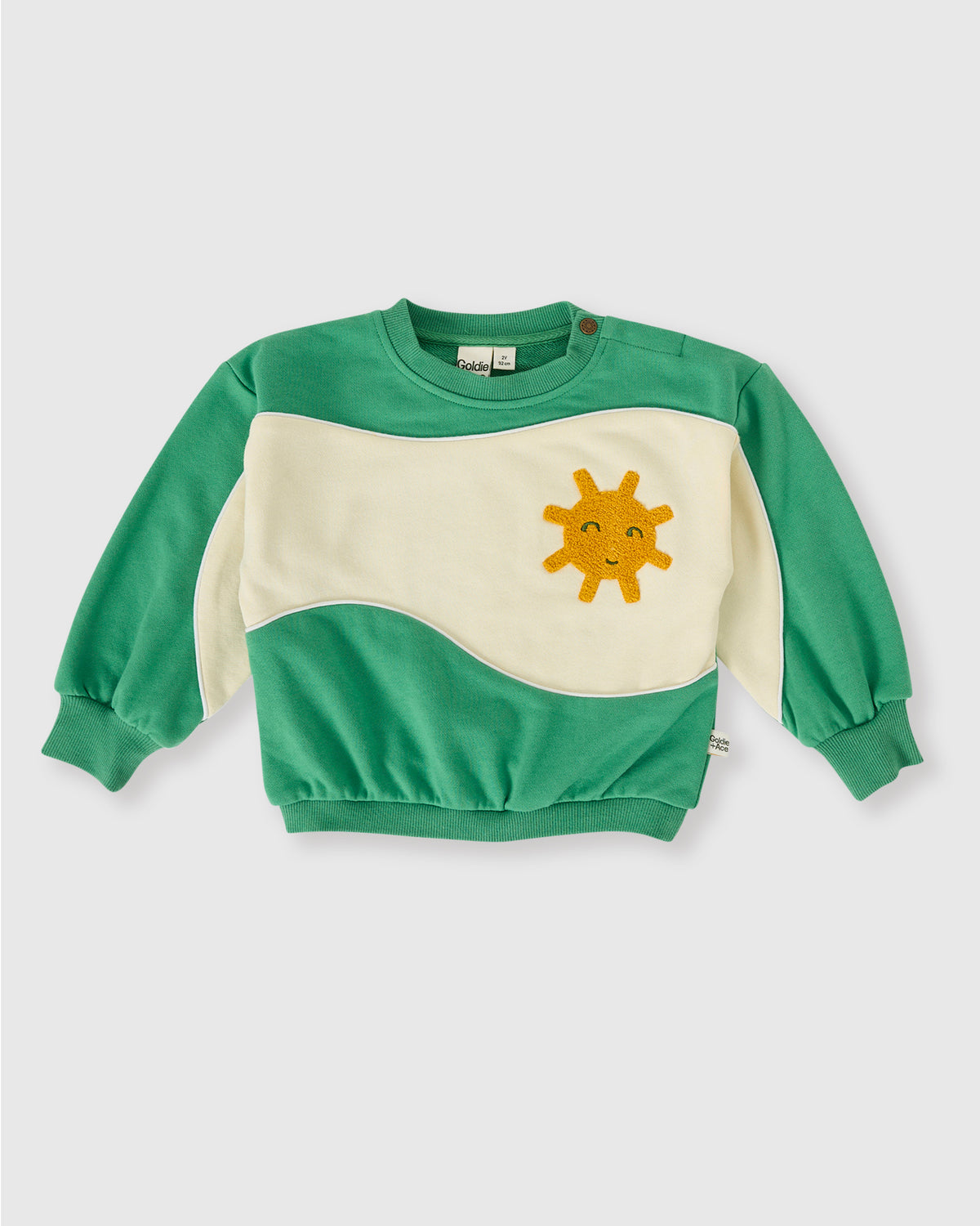 Goldie and Ace Sunshine Piped Panel Sweatshirt