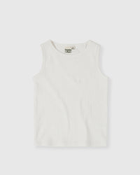 Goldie and Ace Rib Tank White